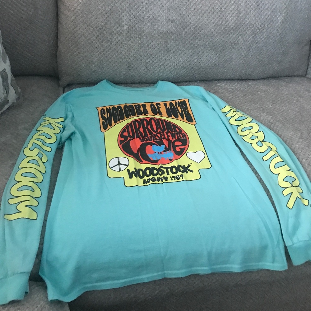 Woodstock summer of love long sleeve t-shirt